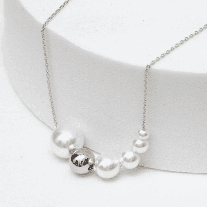 Pearl Multi-wear Smiling Chain Necklace