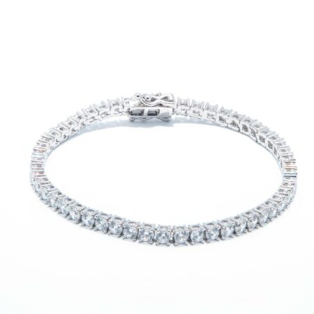 Matrix Tennis bracelet Round cut Cubic Zirconia Bracelet
