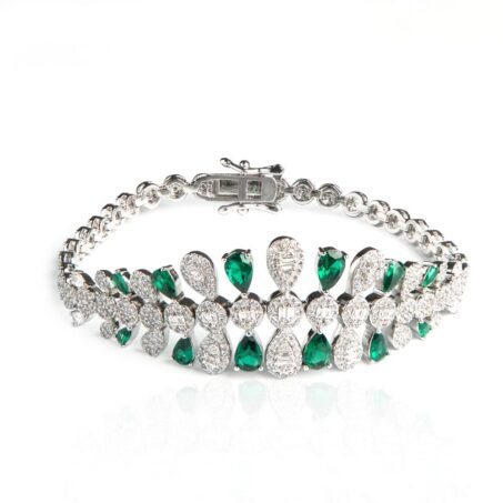 Stylish Cubic Zirconia Embellished Bracelet