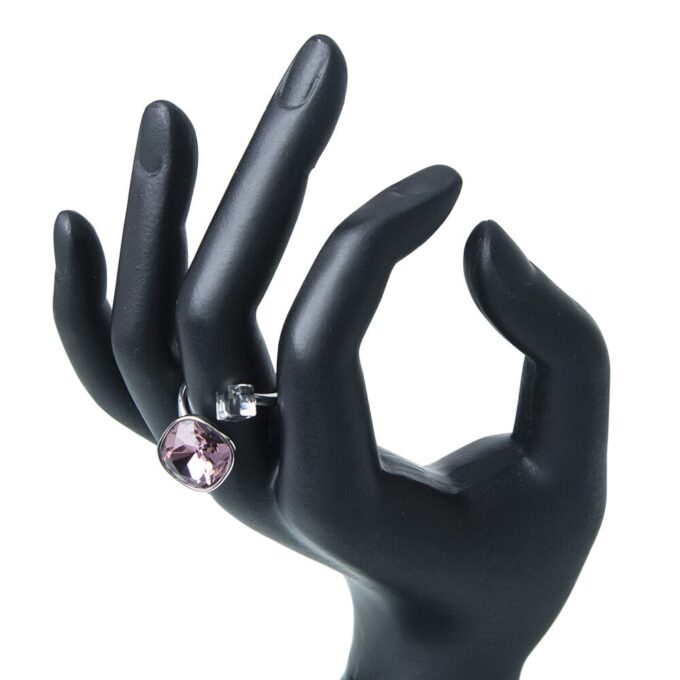 Double Shade Shiny Cubic Zirconia Finger Ring