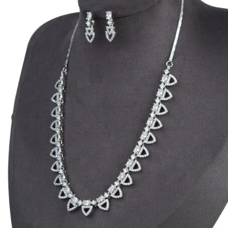 Sparkling Elegance Timeless American Diamond Necklace