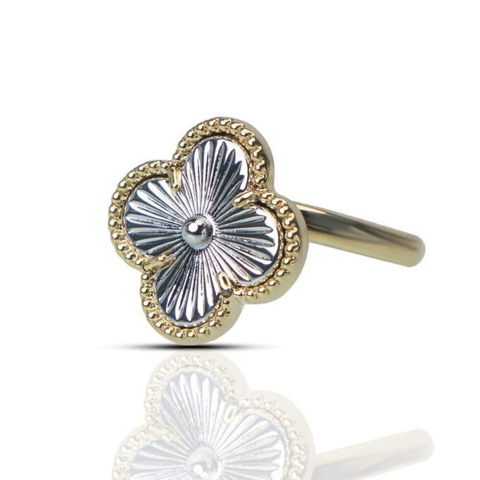 Van Cleef & Arpels Vintage Alhambra 18k Gold Plated Ring